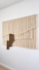 Hanko - Wall Hanging | Tapestry in Wall Hangings by Olivia Fiber Art. Item composed of wood and wool in minimalism or contemporary style