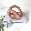 Infinity Knot Table Sculpture | Ornament in Decorative Objects by YASHI DESIGNS. Item made of cotton compatible with mid century modern and contemporary style