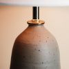 Table Lamp 1 in Slate | Lamps by Pyre Studio. Item composed of cotton and brass in minimalism or contemporary style