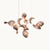 Dune 10 Cluster in Metallic Tones Pendant Light | Chandeliers by MOSS Objects. Item composed of metal in contemporary or japandi style