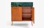 Famed Modular Console Double Door No:2 | Cabinet in Storage by LAGU. Item composed of oak wood & marble