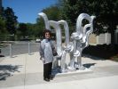 Water Music | Public Sculptures by Choi  Sculpture. Item made of aluminum