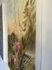 Farewell to Spring | Oil And Acrylic Painting in Paintings by Sally K. Smith. Item made of linen works with contemporary & japandi style