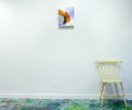 Touch 03 | Oil And Acrylic Painting in Paintings by Claire Desjardins. Item composed of canvas