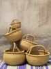 Kilika Natural Basket | Storage Basket in Storage by AKETEKETE. Item made of fiber compatible with boho and country & farmhouse style