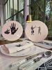 Decorative Plate MEDINA MASHMOUM | Decorative Objects by LA FIBRE ARTISANALE. Item works with contemporary & eclectic & maximalism style