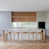 COMET Linear Pendant | Pendants by ILANEL P/L. Item made of wood & brass compatible with minimalism and mid century modern style