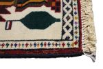 Ivory Tribal 1'x1' Balouch Persian Square Rug | Area Rug in Rugs by Magic Rugs. Item composed of wool