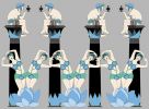 LOT01 BLUE | Wallpaper in Wall Treatments by ART DECOR DESIGNS. Item composed of paper