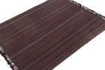 Vintage Persian Kilim in Purple, Red and Blue Stripes | Area Rug in Rugs by Rug and Kilim