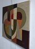 Point d'articulation | Oil And Acrylic Painting in Paintings by Sophie DUMONT.. Item composed of canvas in contemporary or modern style