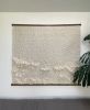 Woven wall art tapestry (Rock Pool 001) | Wall Hangings by Elle Collins. Item made of oak wood & cotton
