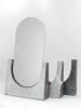 Vuoti Riflessi | Mirror in Decorative Objects by gumdesign. Item composed of metal and marble in contemporary style