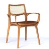Post-Modern Style Aurora Chair in Sculpted Solid Wood | Armchair in Chairs by SIMONINI. Item composed of wood and leather