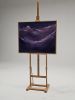 Deep space rhapsody - Abstract night sky painting | Oil And Acrylic Painting in Paintings by Jennifer Baker Fine Art. Item made of canvas works with contemporary style