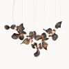 Dune 20 Cluster in Metallic Tones Pendant Light | Chandeliers by MOSS Objects. Item composed of metal in contemporary or japandi style