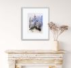 Watercolour landscape | Drawing in Paintings by Oplyart. Item composed of paper in contemporary or country & farmhouse style