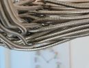 "Flux" organic metal chandelier | Chandeliers by JAN PAUL. Item made of steel works with contemporary & industrial style