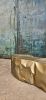 Faceted Steel Sculptural Bench — Diamante, Nitush Aroosh | Benches & Ottomans by Nitush Aroosh. Item composed of steel in contemporary or eclectic & maximalism style