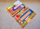 Modern Unique Eclectic Resin Coffee Tables | Tables by Epoxy Coffee Table Shop. Item made of wood works with boho & mid century modern style