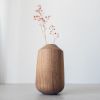 Walnut Massive Wooden Vase - m | Vases & Vessels by Foia. Item composed of walnut in boho or contemporary style