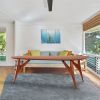 TED Medium Mahogany Dining Table – Solid Sapelli Wood | Tables by GREYGE. Item composed of wood in minimalism or contemporary style