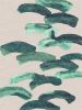 WAIKIKI (jade, splash and sunset) | Area Rug in Rugs by Emma Gardner Design, LLC. Item composed of wool & fiber