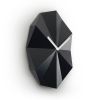 Delta Clock Black | Decorative Objects by LAWA DESIGN. Item composed of wood