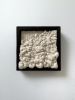 Woven wall art frame (Foam 006) | Tapestry in Wall Hangings by Elle Collins. Item made of oak wood & cotton compatible with minimalism and mid century modern style