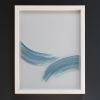 Brushstroke No. 2 on-edge paper art | Wall Sculpture in Wall Hangings by JUDiTH+ROLFE. Item composed of paper compatible with contemporary and coastal style