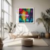 Abstract Art Print from Original Painting by Sarina Diakos | Prints by Sarina Diakos Art. Item composed of canvas & paper compatible with contemporary and eclectic & maximalism style