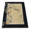 Rug & Kilim’s Chinese Art Deco Rug, Cream and Navy Blue | Area Rug in Rugs by Rug and Kilim