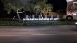 Boca Raton Museum of Art | Signage by Jones Sign Company. Item made of metal