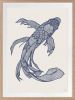Lucky Fish - Koi & Kei - Ocean - Framed Art | Prints by Patricia Braune. Item made of paper