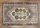 Hand-woven Turkish Rug Doormat| 1.11 x 3.2 | Small Rug in Rugs by Wool and Rug. Item made of wool works with boho & contemporary style
