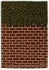 "Secret Garden" Handmade Rug, Brown, Green, Floral, Modern | Area Rug in Rugs by Sergio Mannino Studio. Item composed of wool in modern style