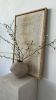 Millip - Elegant Framed Woven Wall Hanging - Oak - Pine | Tapestry in Wall Hangings by Lale Studio & Shop. Item composed of oak wood and wool in boho or contemporary style