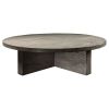 Handcrafted Solid Oak Round Atlantic Coffee Table | Tables by NO AGE FURNITURE STUDIO