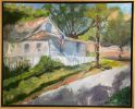 On The Corner Of Demere And Ocean | Oil And Acrylic Painting in Paintings by Julia Lawing Fine Art. Item composed of canvas & synthetic