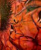 Foxy | Oil And Acrylic Painting in Paintings by Frederick Worrell Art and Design. Item made of canvas & metal