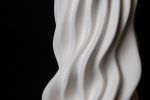 Tornado, 0011, by Yiannis Vogdanis, 3D Printed Ceramic Art | Vase in Vases & Vessels by BinaryCeramics. Item composed of ceramic in art deco style