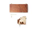 Equilibrio - Salvaged Mahogany and Coral Marble Center Table | Coffee Table in Tables by HERBEH WOOD. Item composed of wood in contemporary style