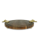 The Showcase | Serving Board in Serveware by Gavin May. Item made of walnut & brass