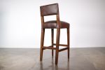 Bruno Stool from Costantini in Argentine Rosewood and Leathe | Bar Stool in Chairs by Costantini Design. Item composed of wood in contemporary or modern style