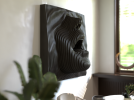 Scream | Wall Sculpture in Wall Hangings by ZDS. Item made of wood compatible with minimalism and contemporary style