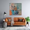 "Stable Ground" | Oil And Acrylic Painting in Paintings by Shirly Maimom Art. Item made of canvas compatible with contemporary and art deco style