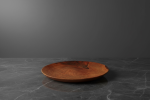 Walnut Sculpture Bowl on Nero Portoro Marble Base | Decorative Plate in Decorative Objects by Holzkunst Samuel Meisinger. Item composed of walnut compatible with art deco and modern style