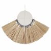 Soleil Fringe Mirror Wall Decor | Decorative Objects by Casa Amarosa. Item made of glass