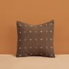 Nira Choco Handloom Pillow | Pillows by Studio Variously. Item composed of cotton