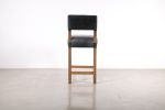 Bruno Stool by Costantini in Argentine Rosewood and Leather | Counter Stool in Chairs by Costantini Design. Item composed of wood and leather